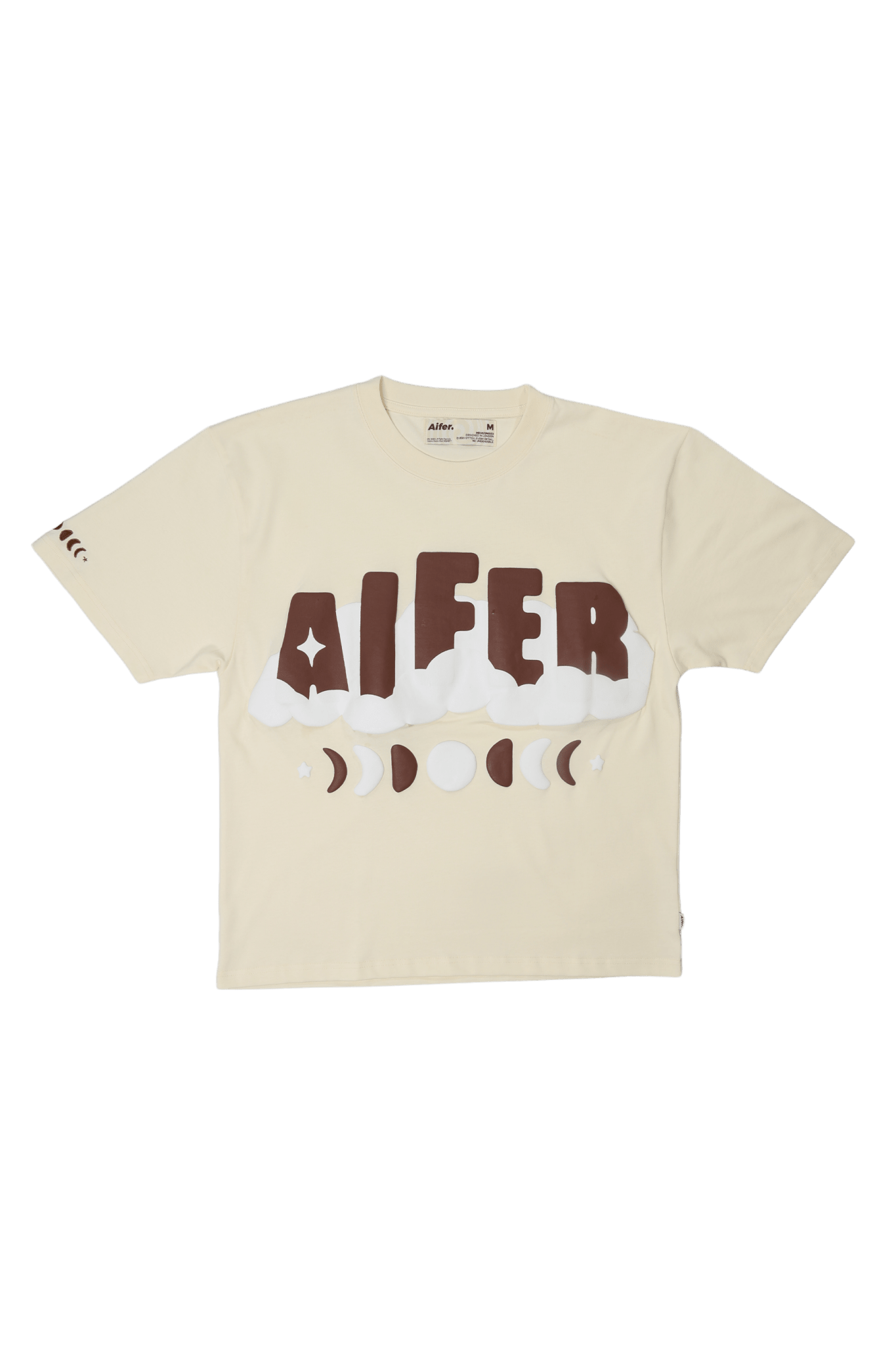 CLOUDS TEE - CREAM - Aifer